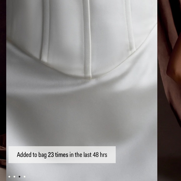 NWT Meshki Isabel Satin Corset Dress - Size L - Picture 3 of 8